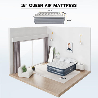 NALONE Luftmatratze selbstaufblasend 2 Personen - Queen Size