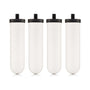 British Berkefeld 7" Ultra Sterasyl Keramikfilter - 4er Pack. Zylindrisch, weiß. Filtert Wasser zur Aufbereitung.