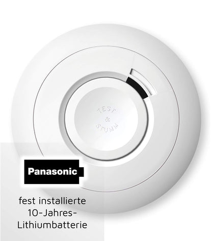 Ei Electronics Ei650 Rauchwarnmelder, 6er Set mit 10-Jahres-Batterie