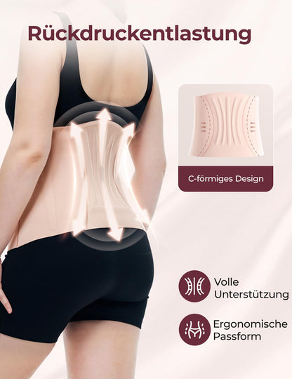 Momcozy Ergowrap Bauchgurt nach Geburt, nahtloses Bauchband, kurz M
