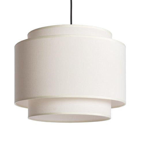 LEDKIA LIGHTING Arija Hängeleuchte Vintage – Beige, glockenförmig. Dient der dekorativen Innenraumbeleuchtung.