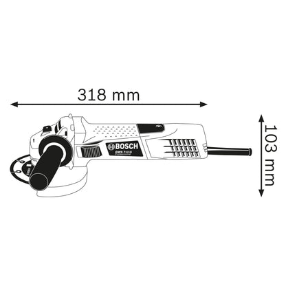 Bosch Professional GWS 7-115 E Winkelschleifer - 115mm