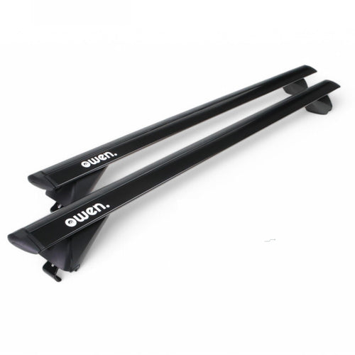 Owen Dachträger 3.0 Pro - Schwarz 120cm für geschlossene Reling. Zum sicheren Transport von Lasten auf dem Fahrzeugdach.