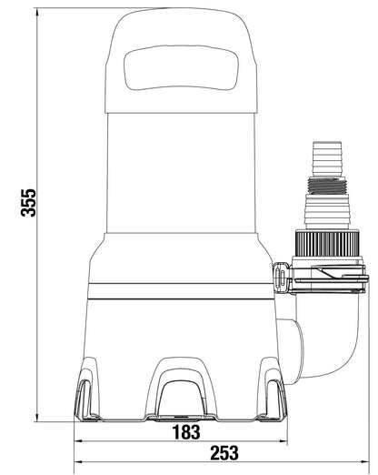 Gardena Schmutzwasser-Tauchpumpe 16000 – Modell 9042-20