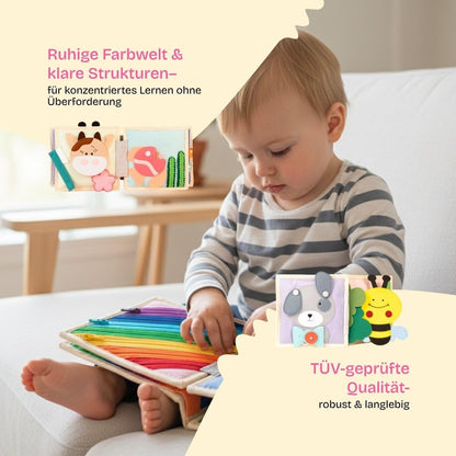 Jolly Designs Mini Quiet Book Magischer Vogel, Montessori Filzbuch