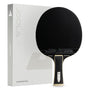 JOOLA White Infinity Z Tischtennisschläger - Profischläger. Rundes Schlägerblatt, ergonomischer Griff, rote/schwarze Beläge. Für präzises Tischtennisspiel.