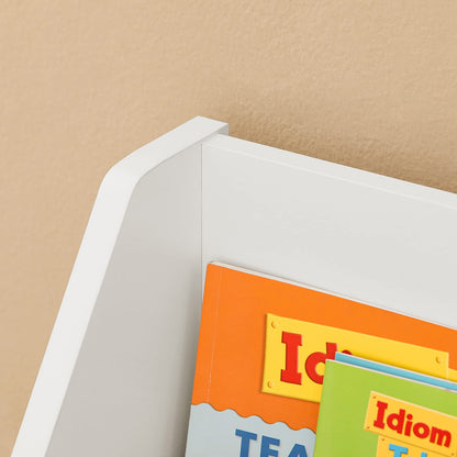 SoBuy KMB01-W Kinderzimmer Montessori Bücherregal Weiss