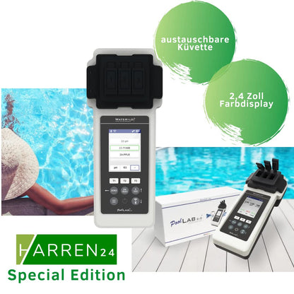 harren24 Poollab 2.0 SE Photometer – Pooltester m. 170 Tabletten