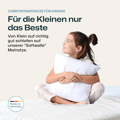 RAVENSBERGER Kinder-/Jugendmatratze Softwelle Kaltschaum 90x200 H1/H2