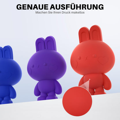 ELEGOO PLA+ 3D-Drucker Filament 1.75mm Schwarz Weiss, 4 Spulen à 1 kg