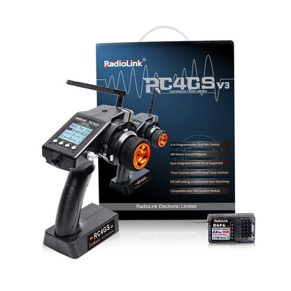Radiolink RC4GS V3 RC Fernsteuerung 5 Kanäle mit Gyro R6FG