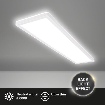BRILONER LED Deckenpanel 98cm Indirektes Licht - Weiss