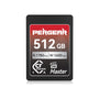 Pergear CFexpress 4.0 Typ A Master Series Speicherkarte - 512GB. Schwarze Karte. Dient als Datenspeicher für professionelle 4K/8K-Kameras.
