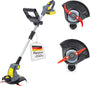 FANZTOOL Akku Rasentrimmer 20V AK0012G mit 2Ah Akku und Ladegerät und zwei Messeraufsätzen