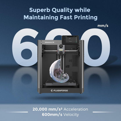 FLASHFORGE Adventurer 5M 3D Drucker – High-Speed, 220x220x220mm