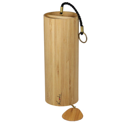 Koshi Klangspiel Terra – handgefertigtes Windspiel aus Bambus, beige