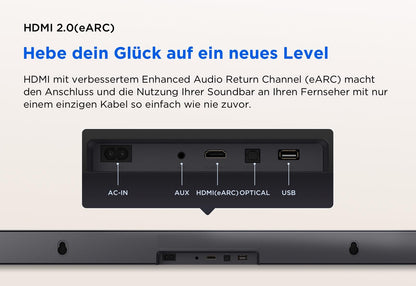 TCL S45HE Soundbar 2.0 Kanal – Dolby Atmos Bluetooth
