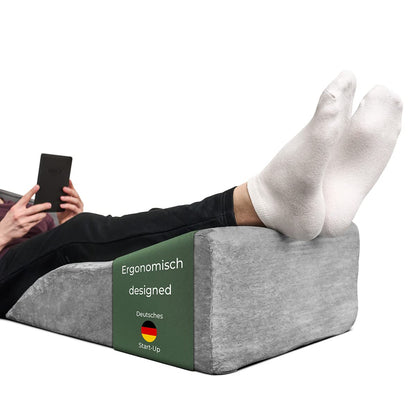 VitaWell Beinhochlagerungskissen Ergonomisch - Für beide Beine. Physiologische Hochlagerung, fördert venösen Rückfluss.