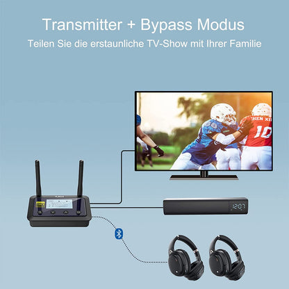 1Mii B03Pro+ Bluetooth 5.3 Audio Adapter Sender Empfänger LDAC