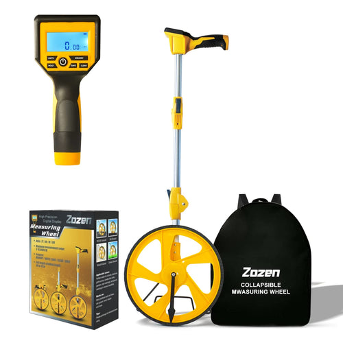 Zozen Digitales Messrad faltbar mit Display und Rucksack