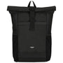 LARKSON Rolltop Rucksack No 2 Schwarz, Daypack mit 16 Zoll Laptopfach