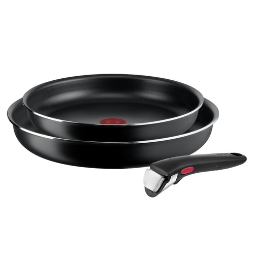 Tefal Ingenio Easy On Pfannenset 3-tlg., 24/28 cm, abnehmbarer Griff