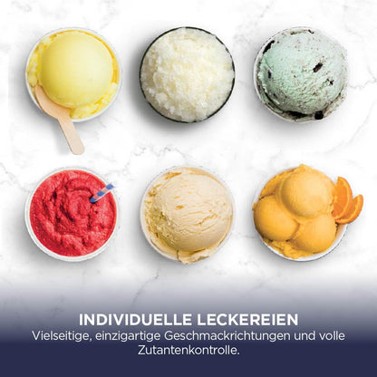 Ninja CREAMi Deluxe Eismaschine NC502EUSTGD, 10 Funktionen, Stone Gold