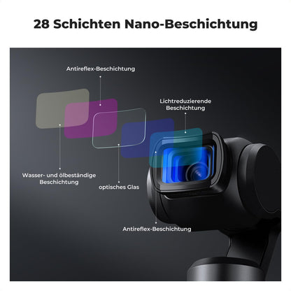 K&F CONCEPT Filter Set für DJI Osmo Pocket 3/4, 6-teilig