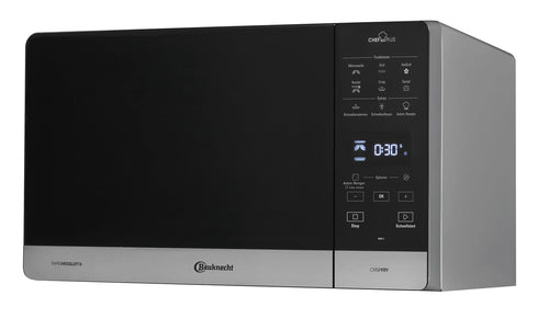 Bauknecht MWA 49 SL Mikrowellen-Backofen mit Dampfgarfunktion, 25 l, Glasdrehteller 28 cm