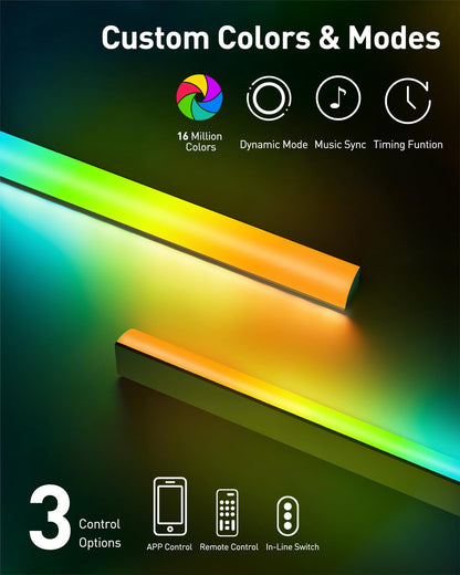 Perlegear TV Wandhalterung PGMF20 für 26-65 Zoll mit LED-Licht