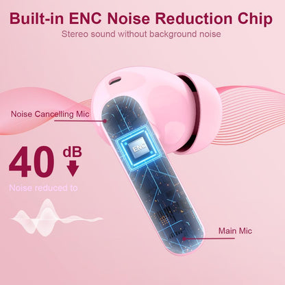 Btootos A90 Pro Bluetooth Kopfhörer In-Ear mit ENC und LED-Anzeige