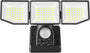 YTKIH LED Strahler mit Bewegungsmelder Aussen 6000 lm 38 W IP65, drei verstellbare Leuchtenköpfe