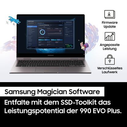 Samsung 990 EVO Plus NVMe M.2 SSD - 1 TB (MZ-V9S1T0BW)