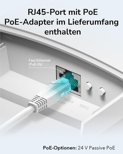Cudy AP1200 Outdoor WLAN Access Point AC1200 Dual-Band IP65