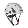 KASK Superplasma AQ Arbeitsschutzhelm weiss - mit Drehrad. Weißer Schutzhelm für sicheren Kopfschutz; Drehrad zur Anpassung des Sitzes.