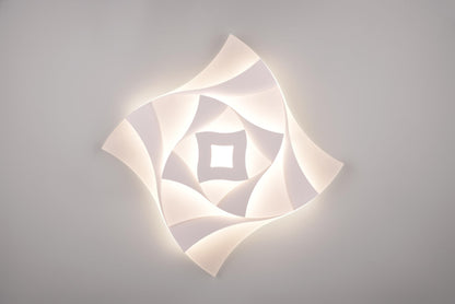 Trio Leuchten Akita 647110131 LED Deckenleuchte Dimmbar Weiss matt