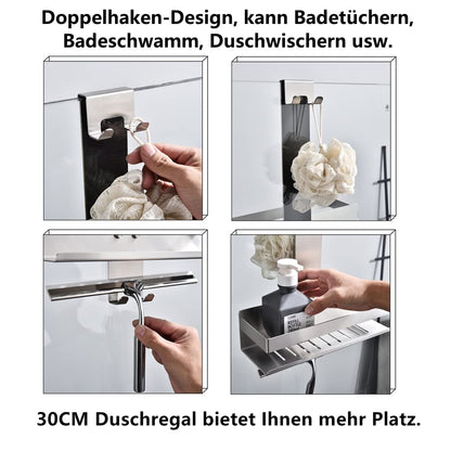 HomeHeng Duschablage zum Hängen, 2-stufig, SUS304 Edelstahl