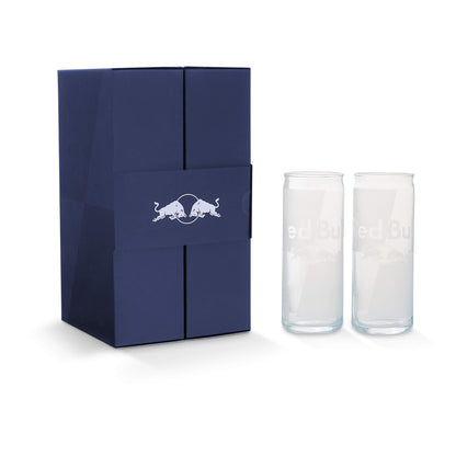 Red Bull Glas im Dosen-Design, Trinkgläser 2er-Set à 220 ml