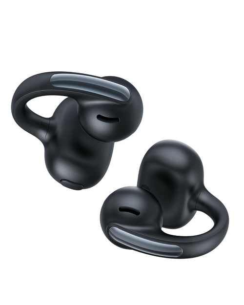 Baseus Bowie MC1 Open Ear Kopfhörer mit Bluetooth 5.4, Schwarz – C-förmiges Ohrclip-Design