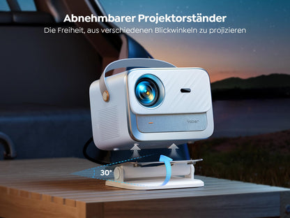 YABER V12 Beamer 4K Full HD – Netflix, Dolby, Autofokus