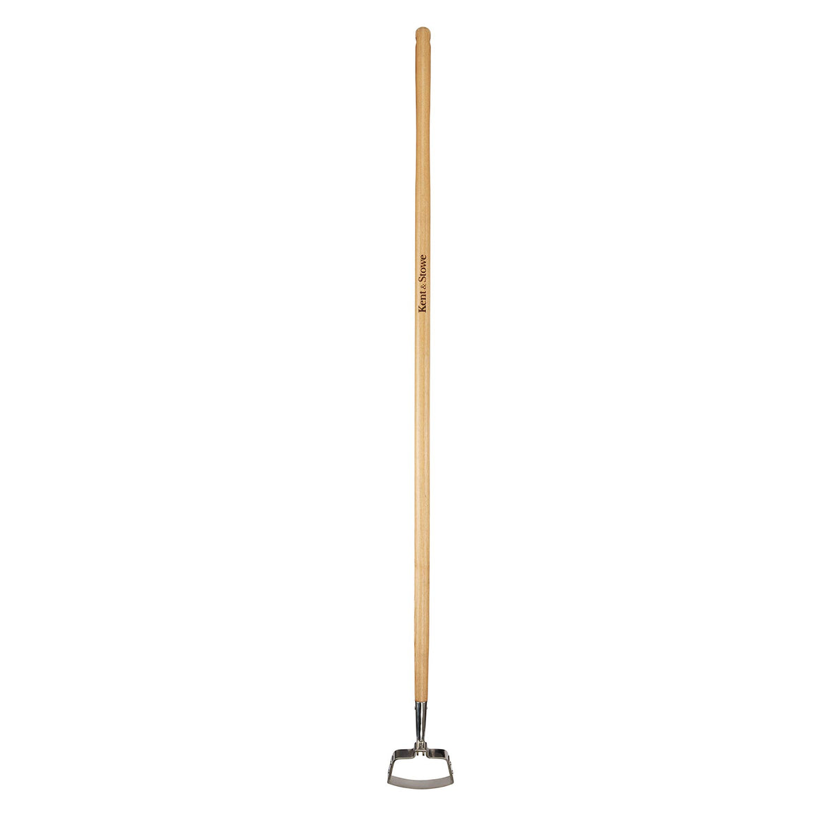 Kent & Stowe Langstiel Pendelhacke aus Edelstahl, 160 cm Eschenstiel, doppelseitiger Schwenkkopf
