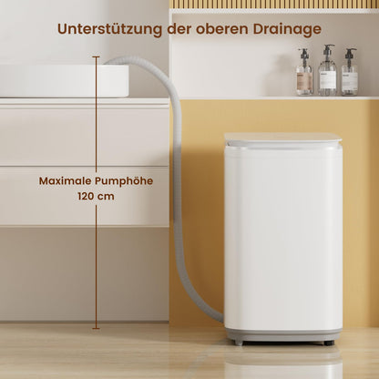 HAVA T02 Mini Waschmaschine 3 kg, vollautomatisch mit Schleuder