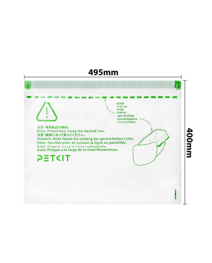 PETKIT Katzentoilettenbeutel mit Zugbändern für Pura MAX 2, 90 Stück