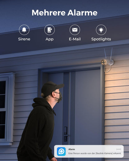 Reolink CX410W WLAN-Aussenkamera - ColorX Nachtsicht 4MP