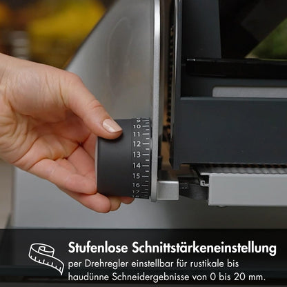 GRAEF Master M20 Elektrischer Allesschneider Vollmetall - Silber