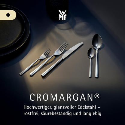 WMF Habitum Besteck Set 30-teilig für 6 Personen, Cromargan poliert