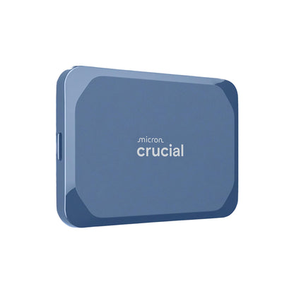 Crucial X10 Portable SSD 4TB - 2.100MB/s - Blau matt. Externer Datenspeicher für schnellen Transfer.