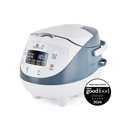 Yum Asia Panda Mini-Reiskocher – 0.63L Ninja-Keramikschüssel, kompakt, rund. Bereitet Reis zu.