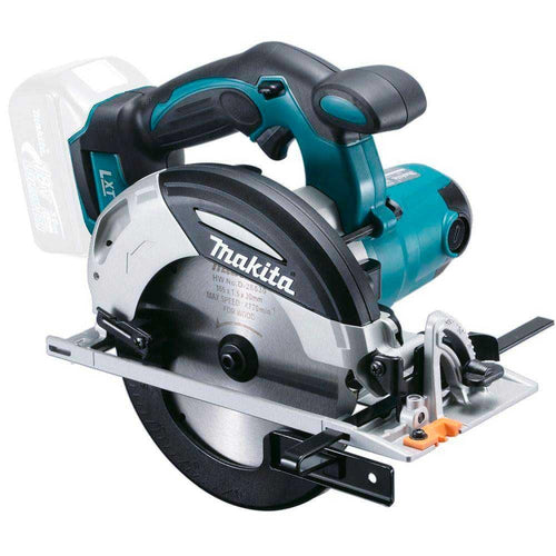 Makita DHS630Z Akku-Handkreissäge 18V – 66mm Schnitttiefe Solo. Blaue Akku-Handkreissäge für gerade Schnitte in Holz.