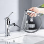 ONECE Waschtischarmatur Ausziehbar mit Brause - Chrom: Verchromte Armatur mit ausziehbarem Brausekopf. Reguliert Wasser am Waschtisch.